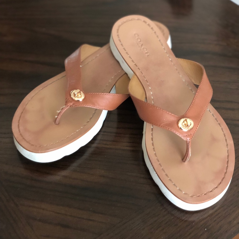 Coach Flip Flops